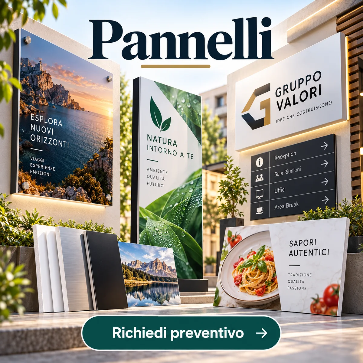 Pannelli pubblicitari